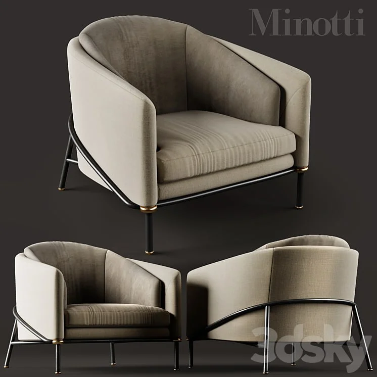 Minotti Fil noir